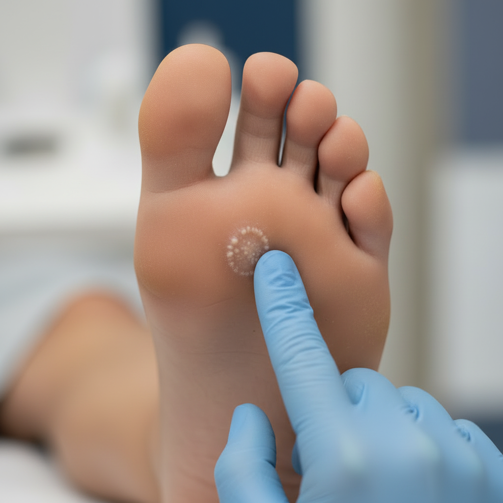 Plantar wart verruca